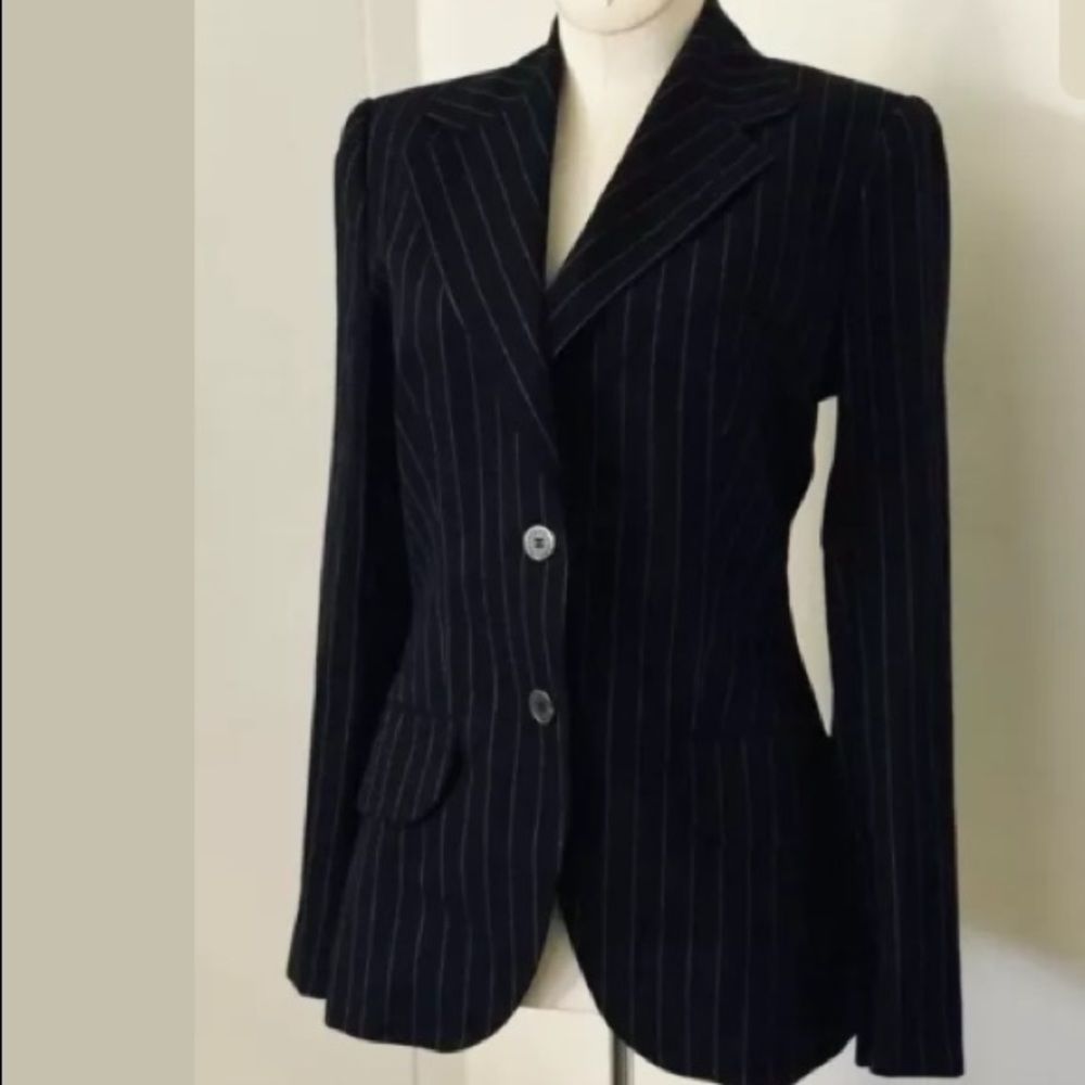 Dolce And Gabbana Pinstripe Blazer